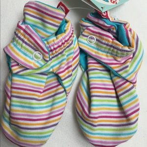Zutano Rainbow Candy Stripe Bootie 18M